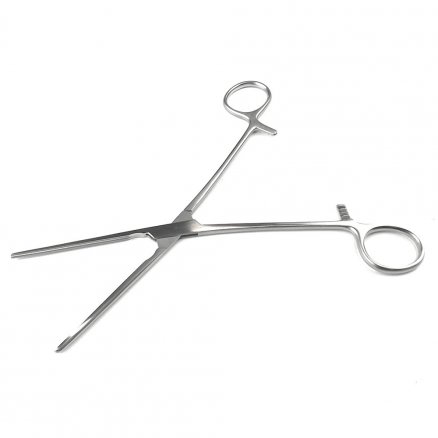 Затискач по PEAN атравматичний, кровоспинний, прямий. Довжина 20,0 см